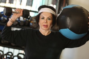 Jackie Stallone crossfit training at 93 years old