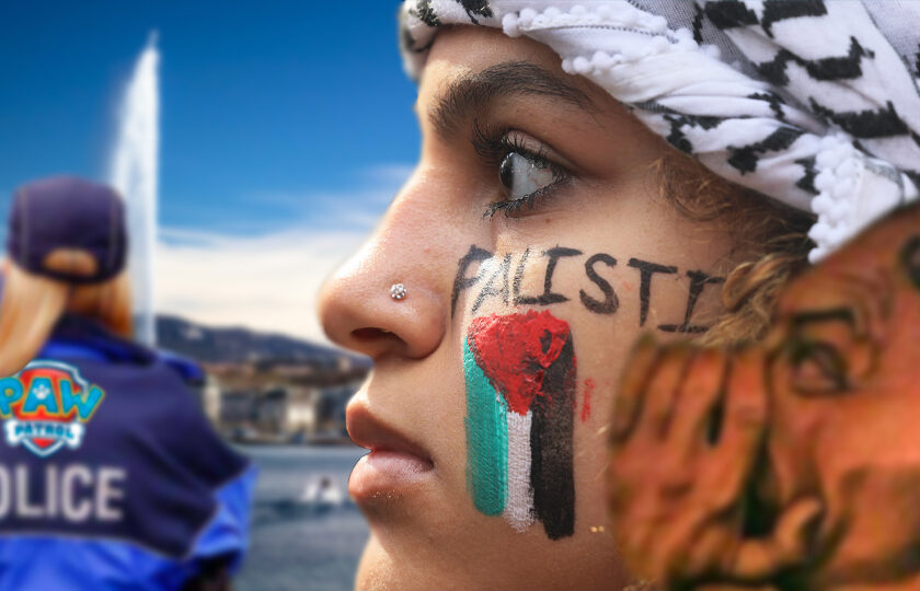 Des manifestants palestiniens incendient Genève, la police ignore